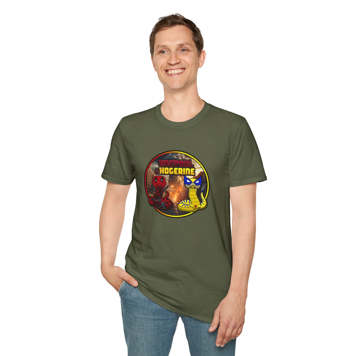 "Hogpool & Hogerine" Hognose Unisex Softstyle T-Shirt