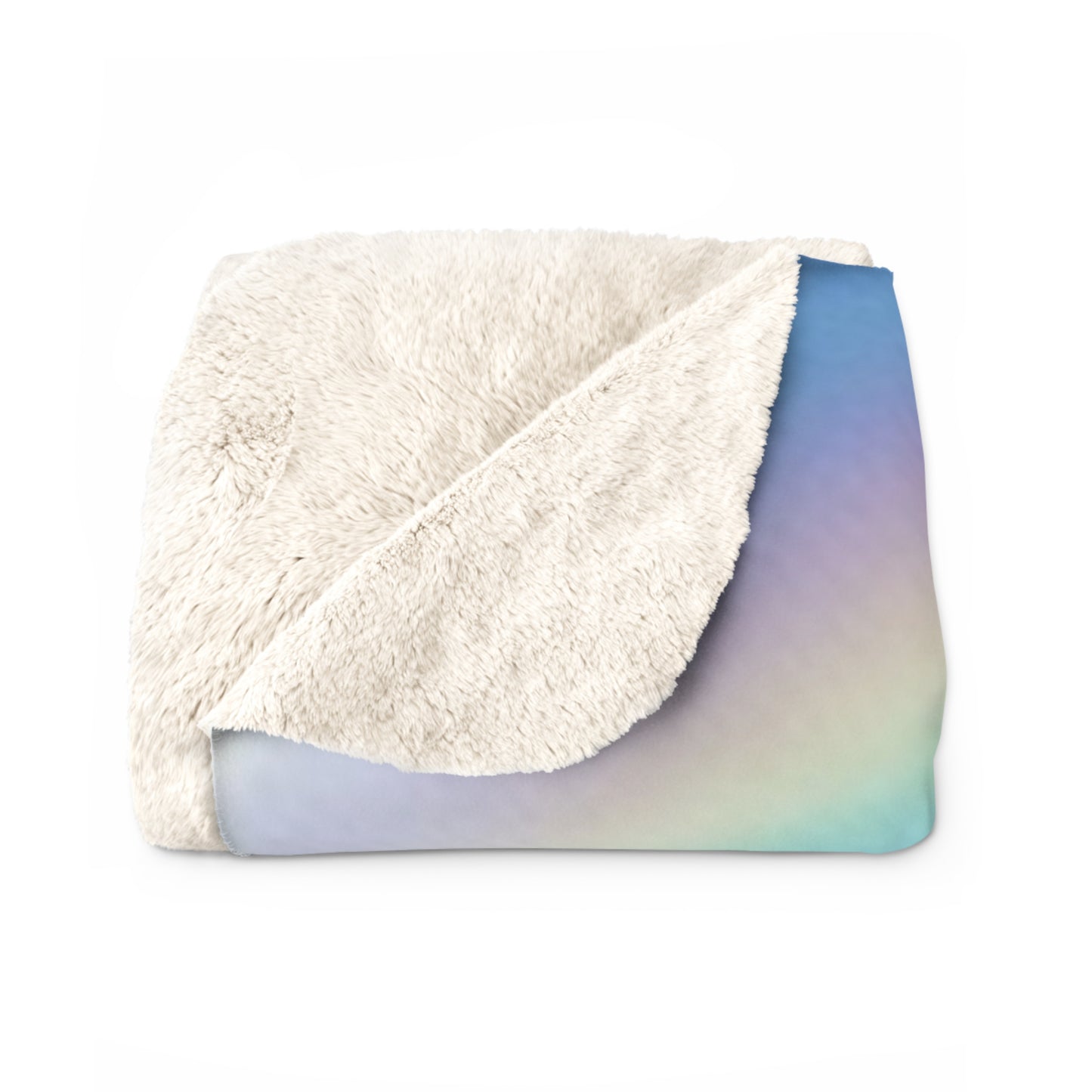 Rainbow Hog Sherpa Fleece Blanket