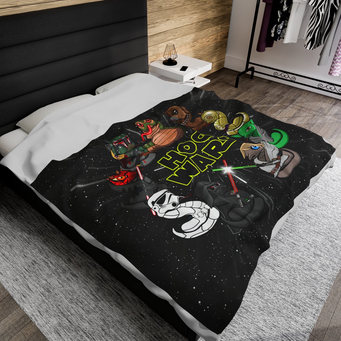 Hog Wars Velveteen Plush Blanket