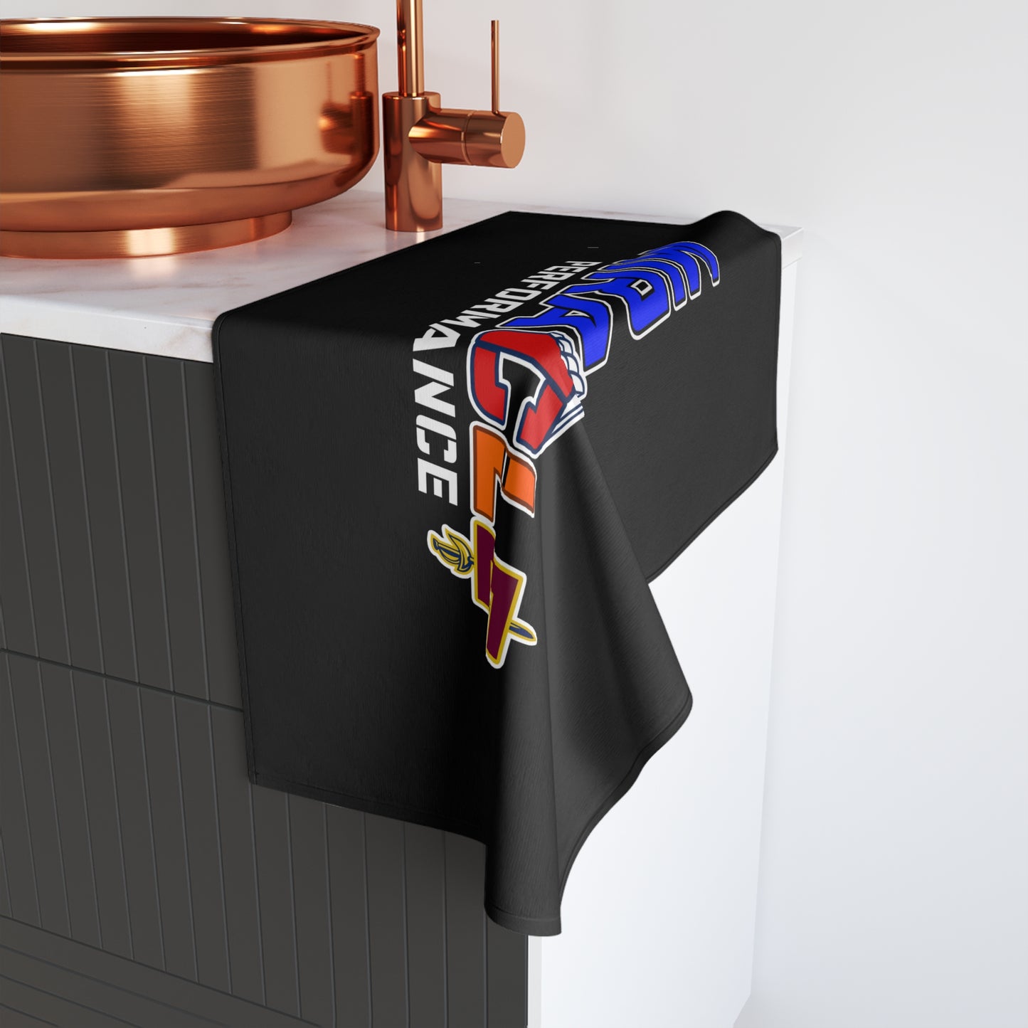 Black MP "CLE" Sweat Towel