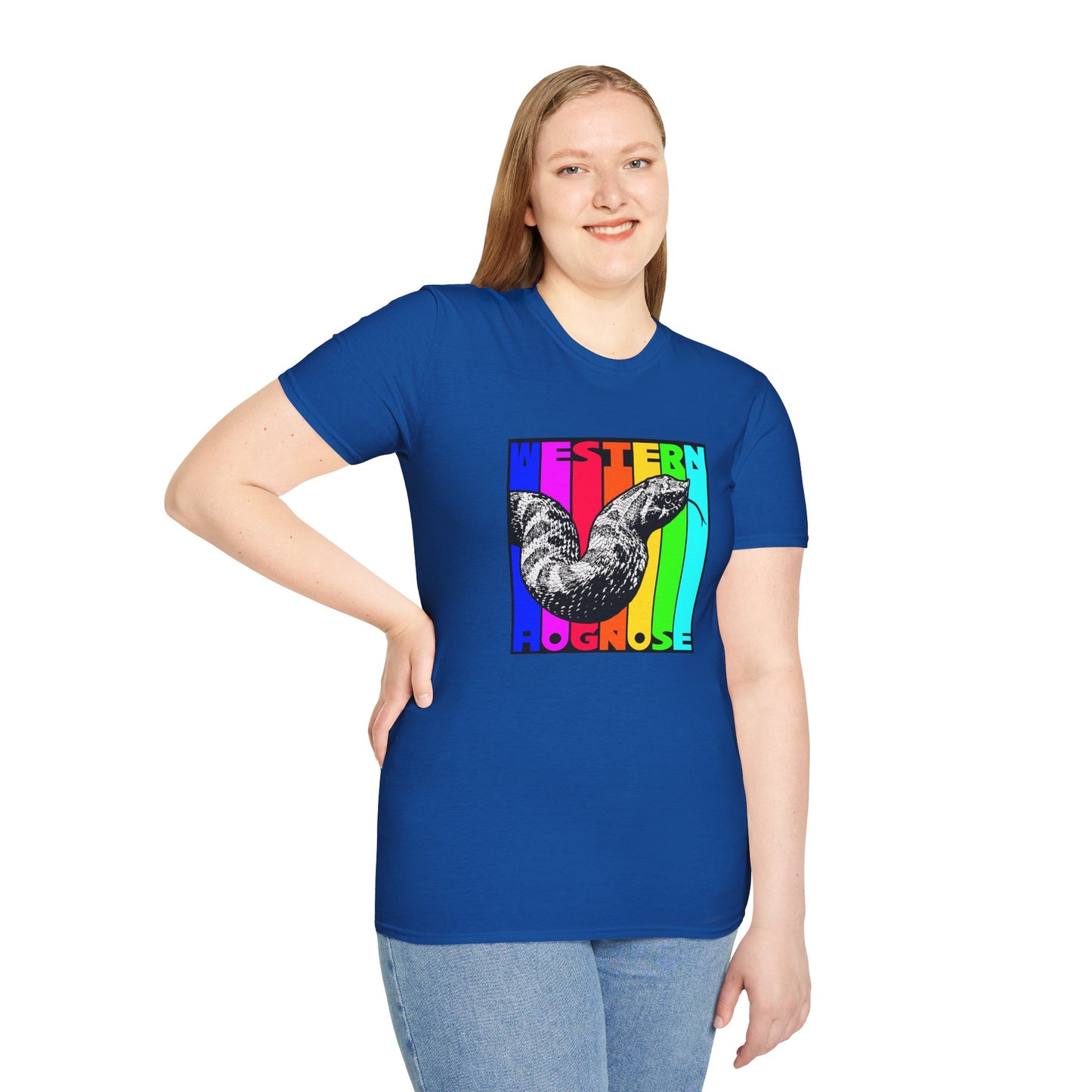 "Rainbow Western Hognose" Softstyle T-Shirt