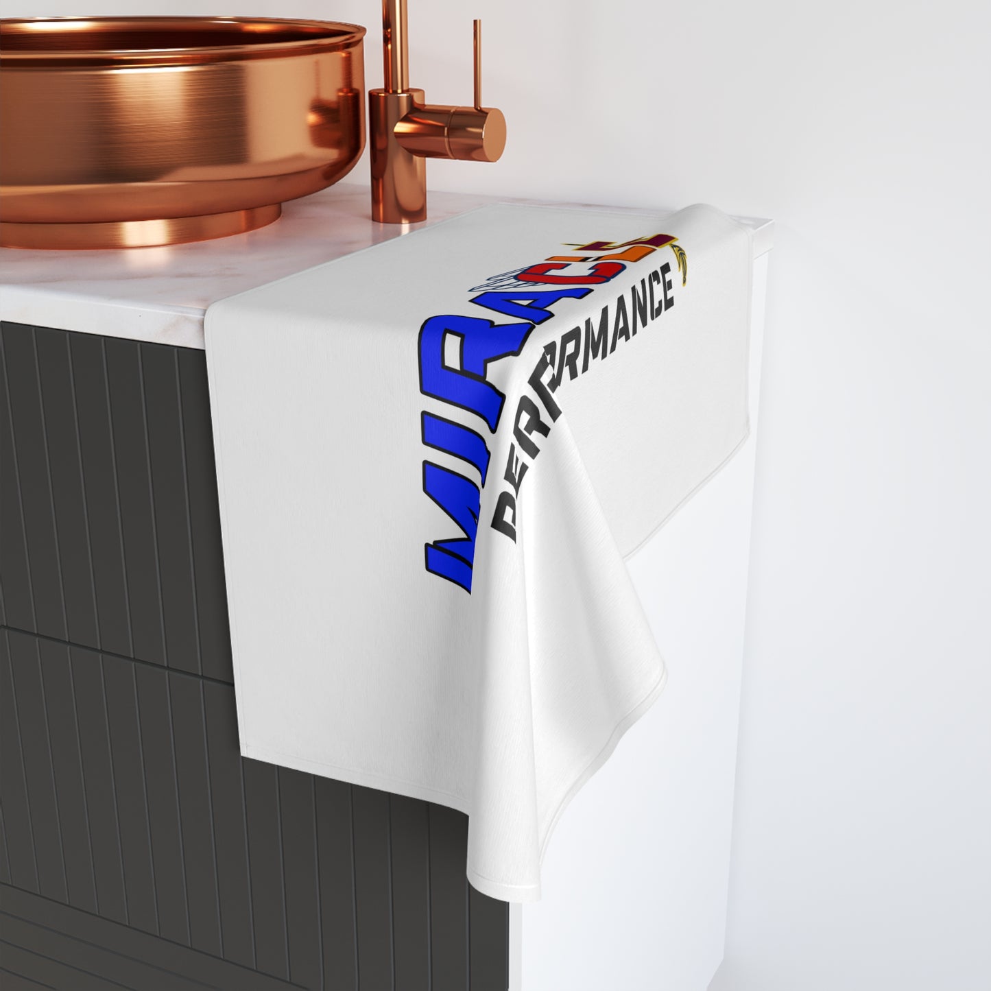 White MP "CLE" Sweat Towel