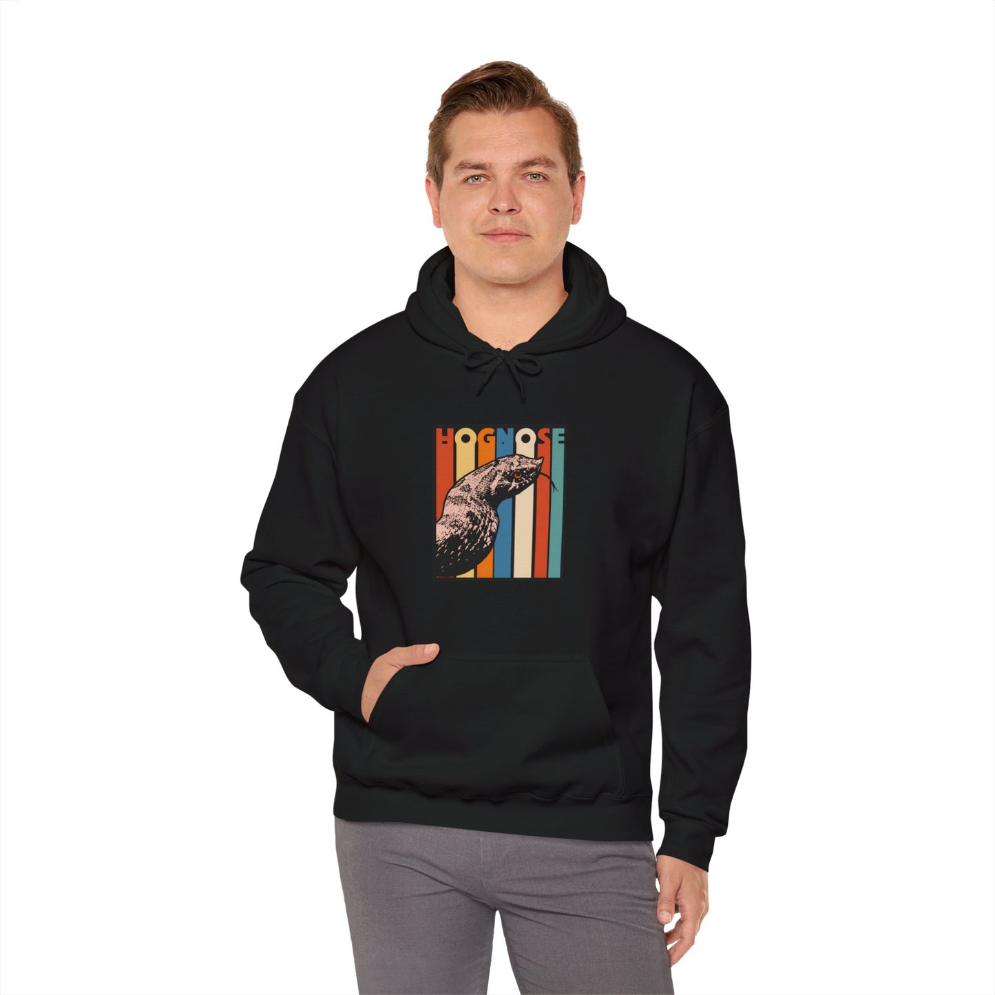 "Retro Western Hognose" Unisex Heavy Blend™ Hooded Sweatshirt
