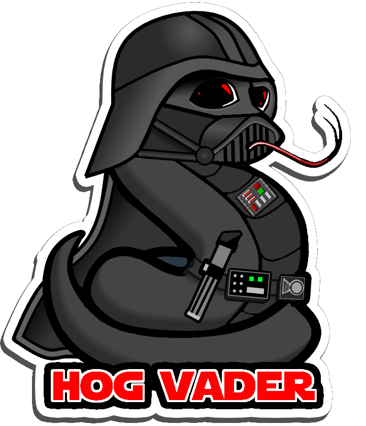 Hog Vader Sticker