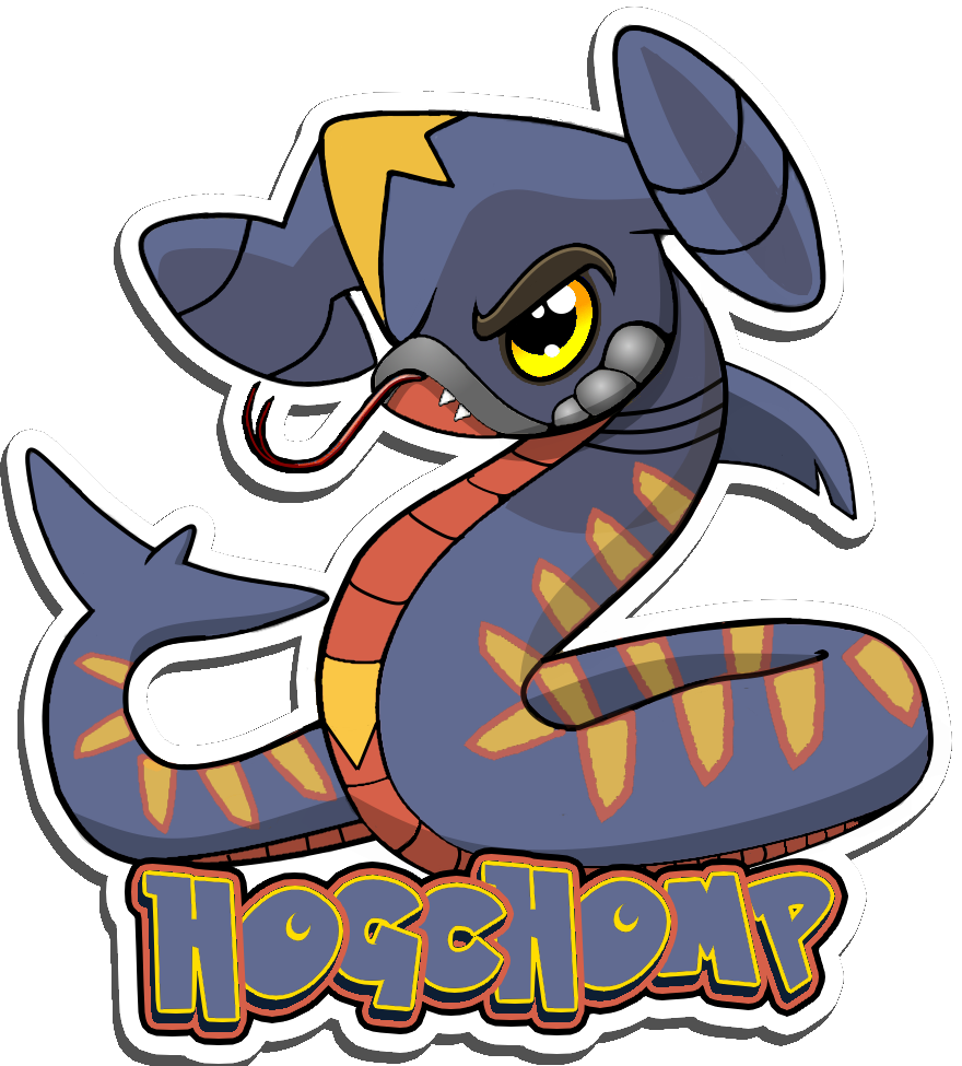 Hogchomp Sticker