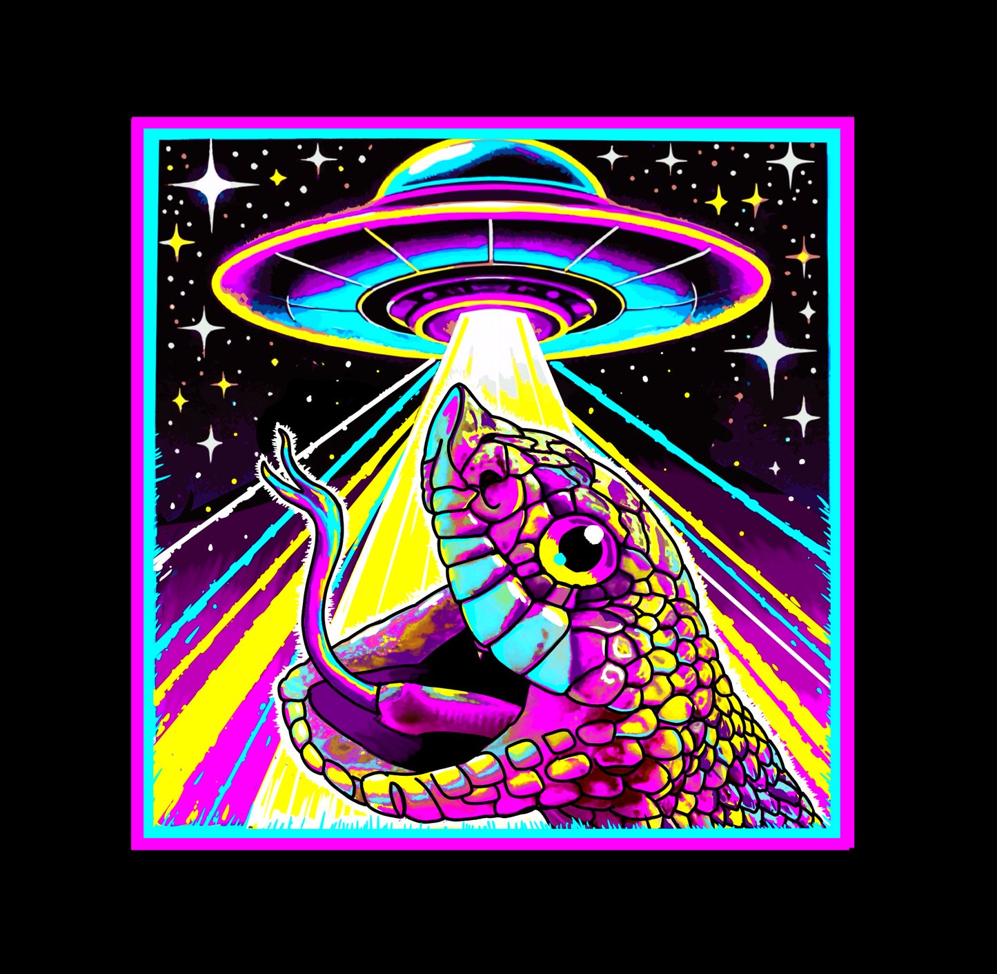 Retro Hogduction Large Sticker