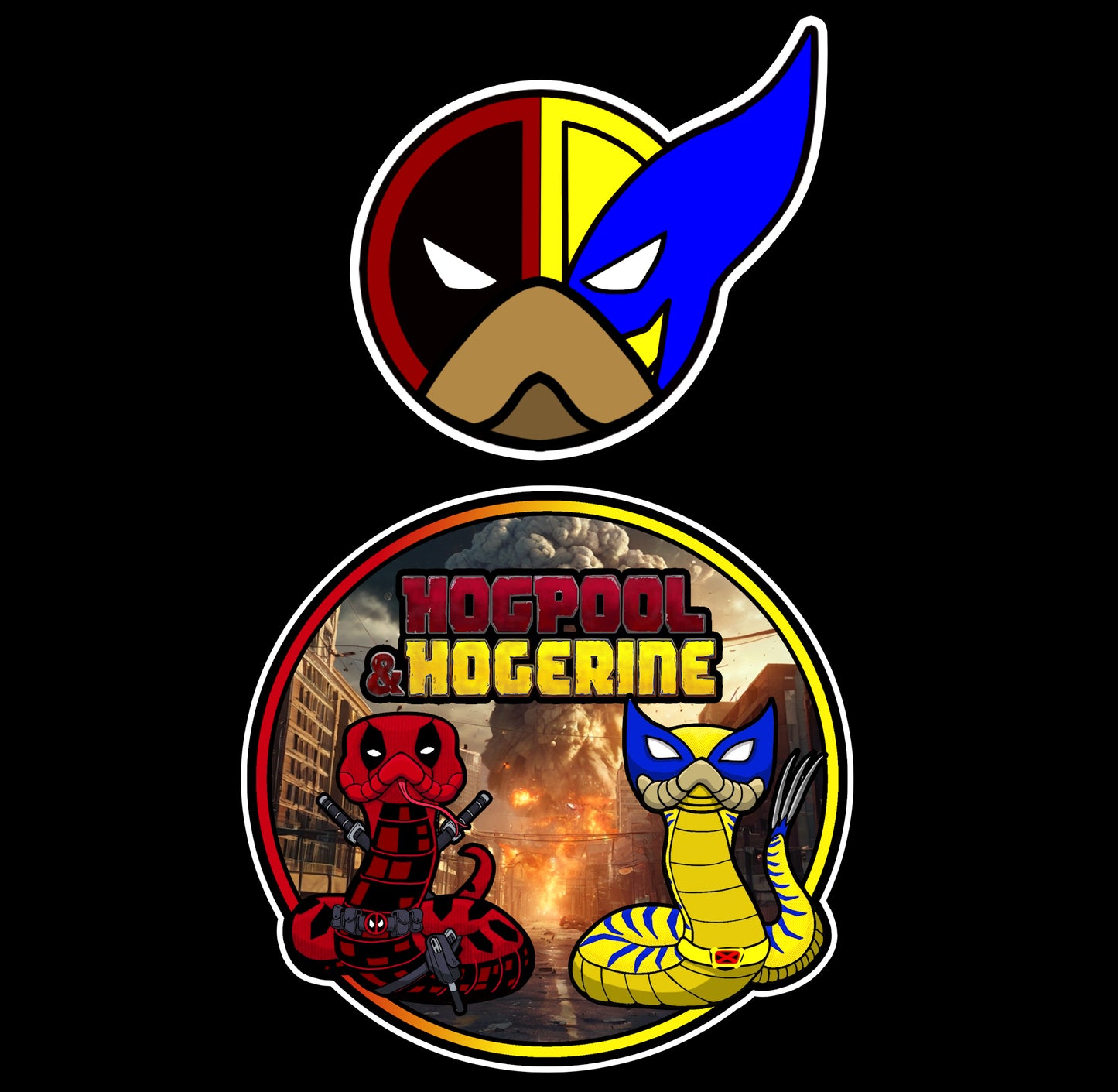Hogpool & Hogerine Sticker