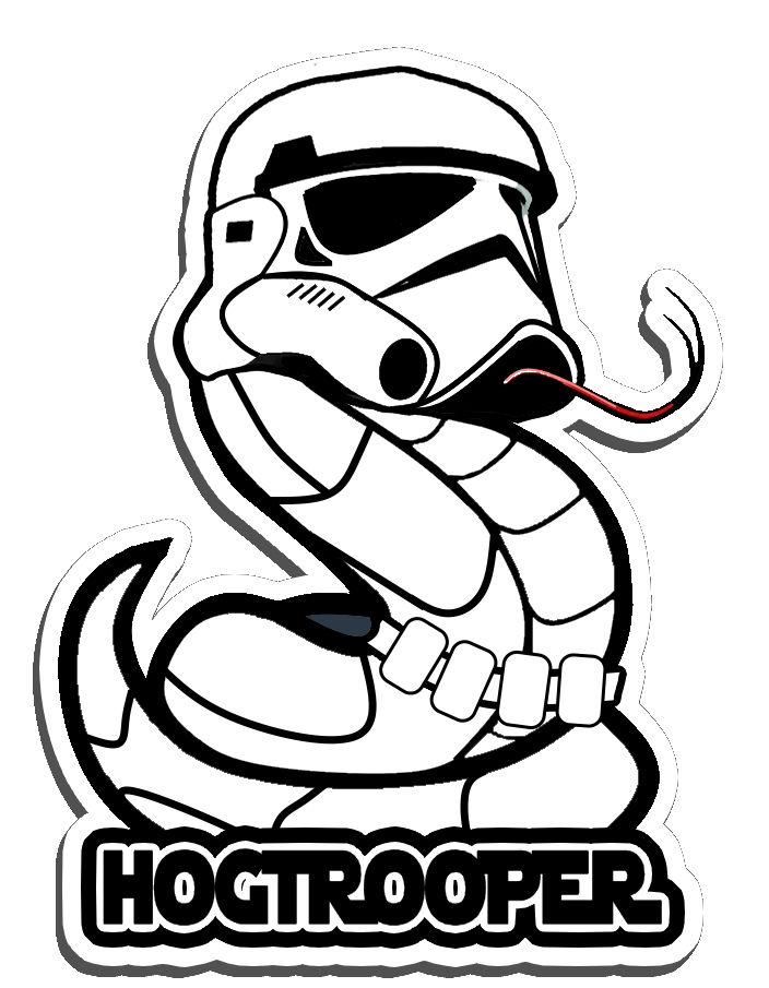 Hogtrooper Sticker