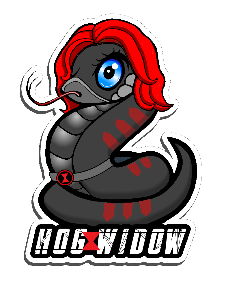Hog Widow Sticker