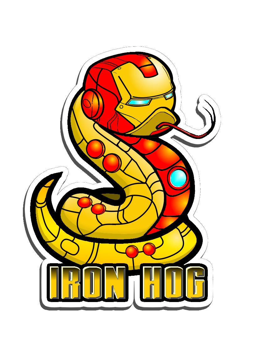 Iron Hog Sticker