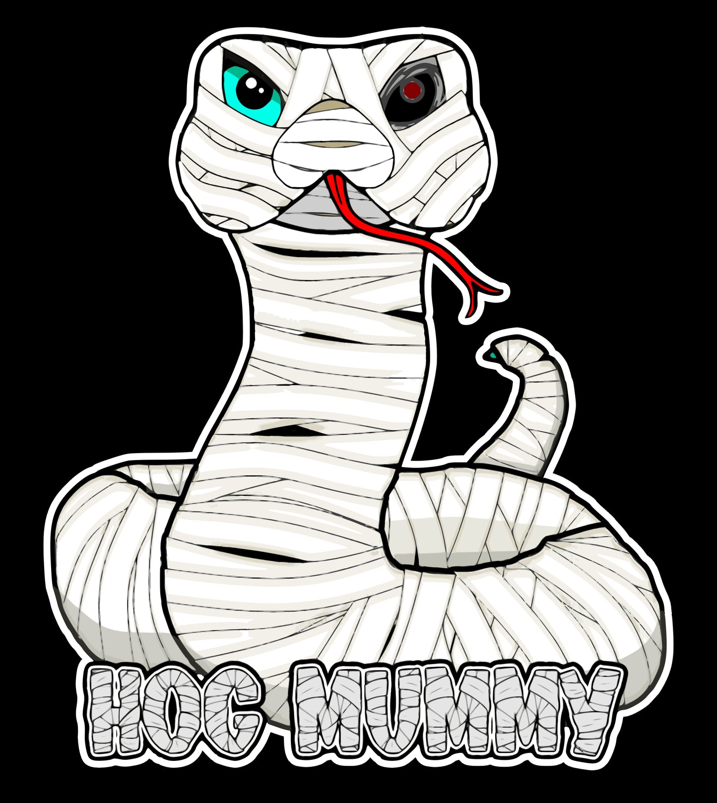 Mummy Hog Sticker