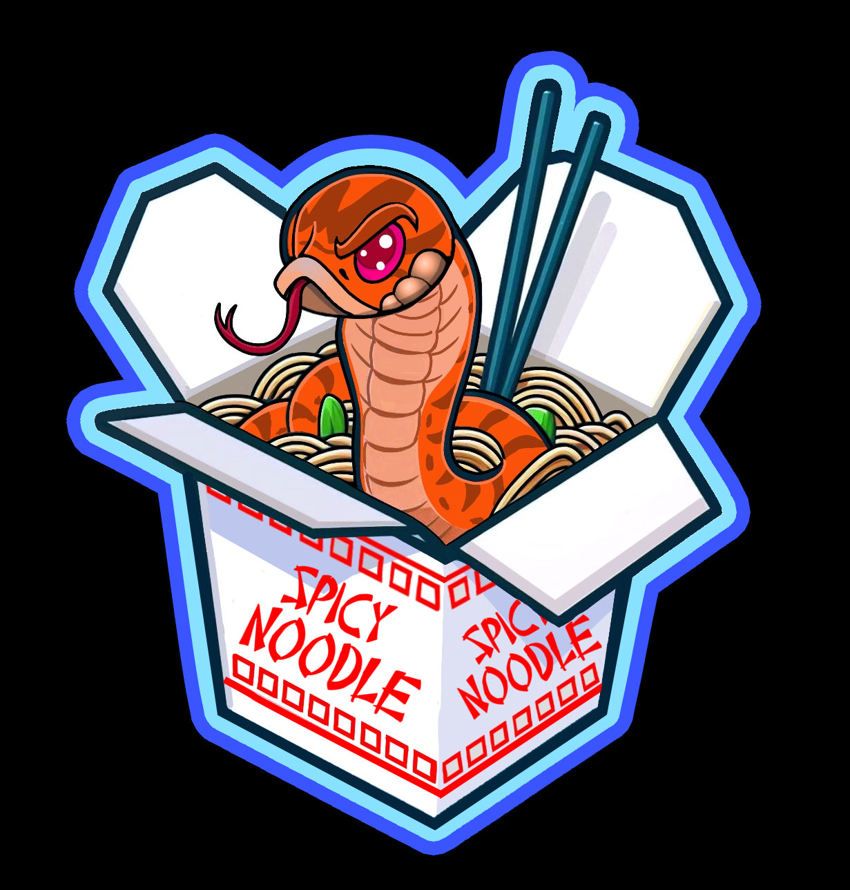 Spicy Noodle Large Sticker