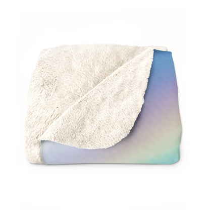 Rainbow Hog Sherpa Fleece Blanket