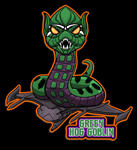 Green Hog Goblin Sticker
