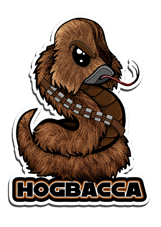 Hogbacca Sticker