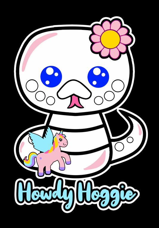 Lucy Howdy Hoggie Sticker