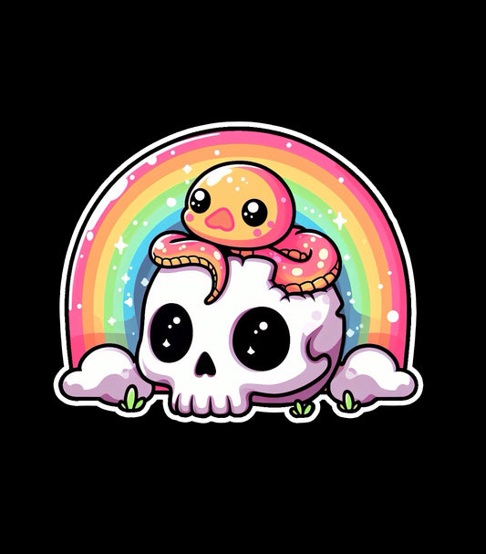 Cute Hog Skull Large Sticker