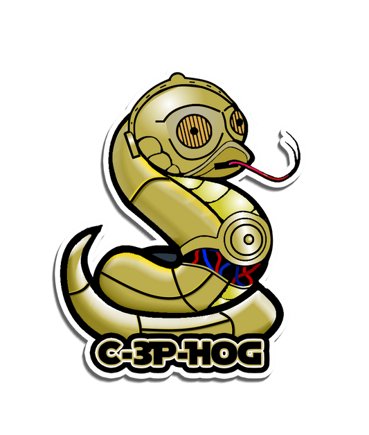 C-3P-HOG Sticker