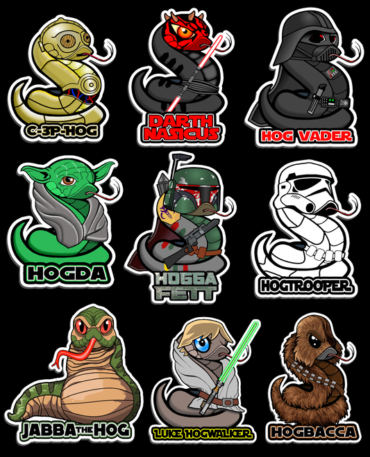 Hog Wars Sticker Set