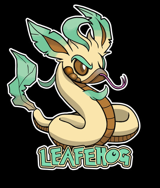 Leafehog Sticker