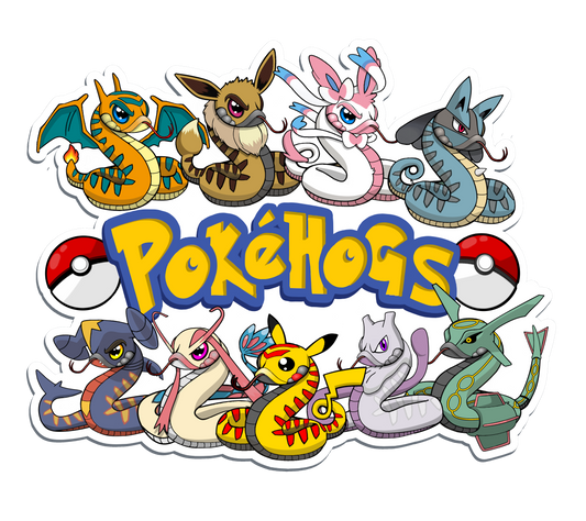 Pokehogs Group Sticker
